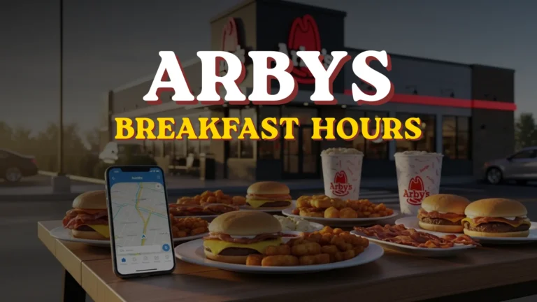 Arbys Breakfast Hours