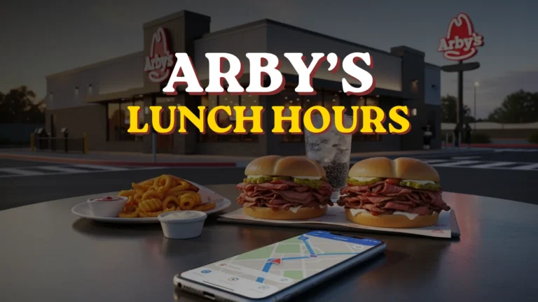 Arby's Lunch Hours
