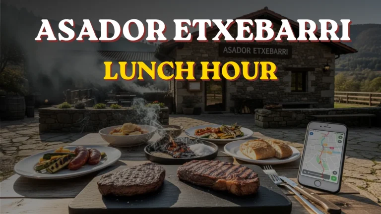 Asador Etxebarri Lunch Hours