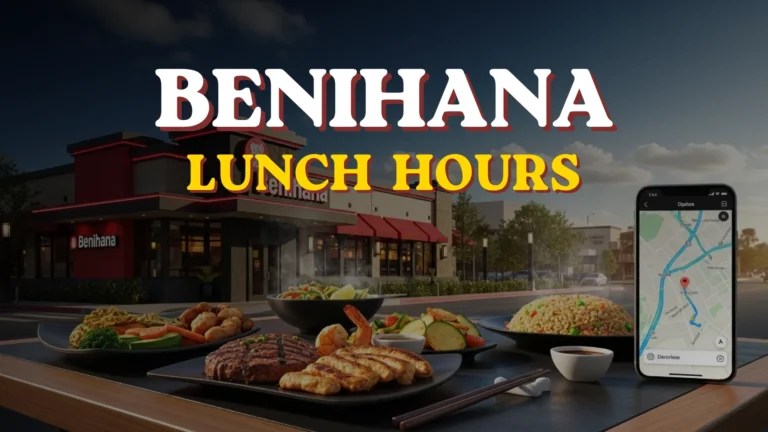 Benihana Lunch Hours
