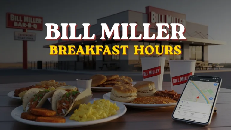 Bill Miller Breakfast Hours