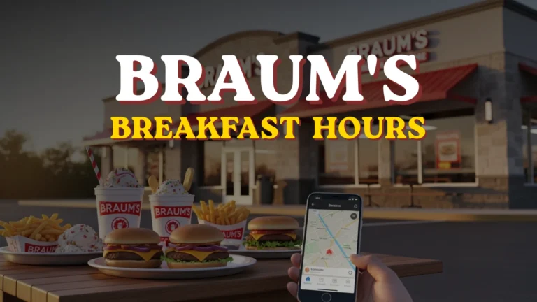 Braum's Breakfast Hours