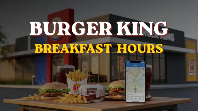 Burger King Breakfast Hours