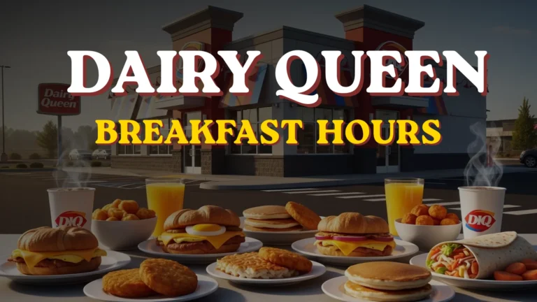 Dairy Queen Breakfast Hours