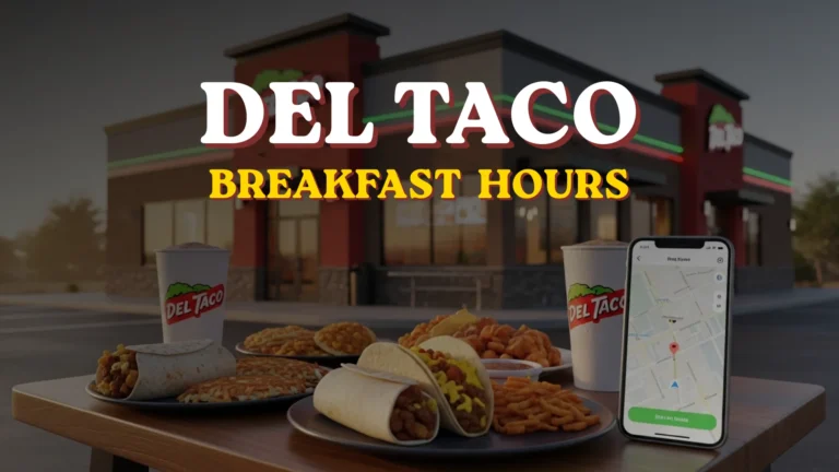 Del Taco Breakfast Hours
