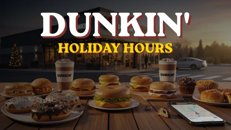 Dunkin' Holiday Hours
