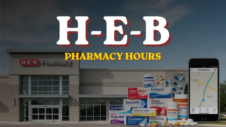 H-E-B Pharmacy Hours