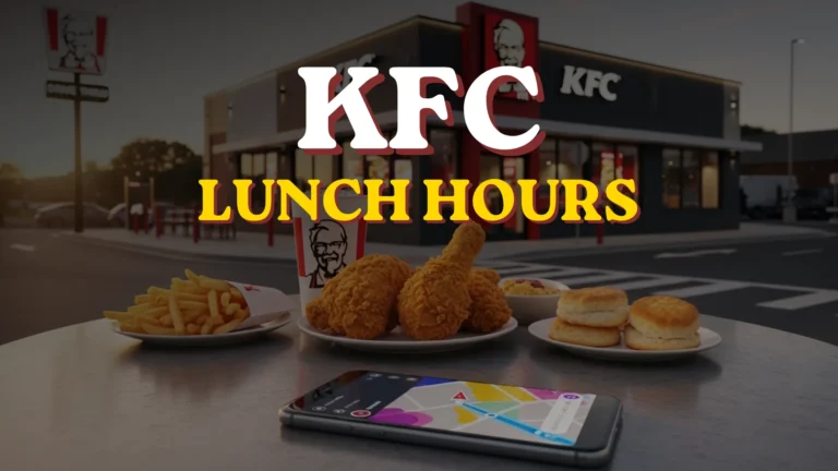KFC Lunch Hours