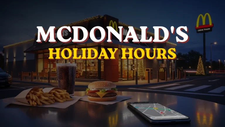 McDonald's Holiday Hours