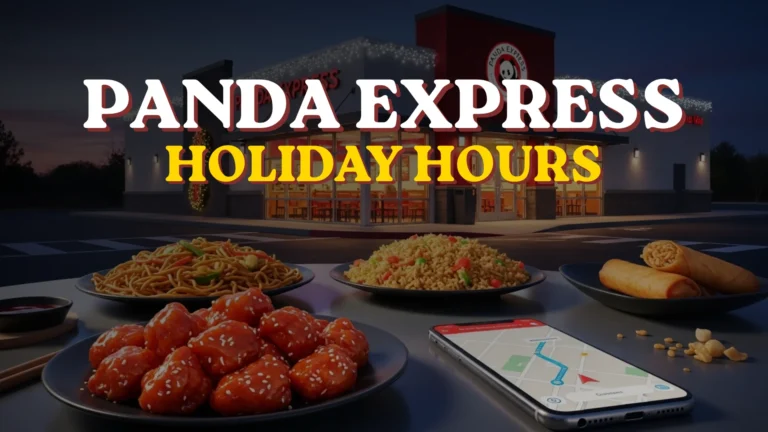 Panda Express Holiday Hours