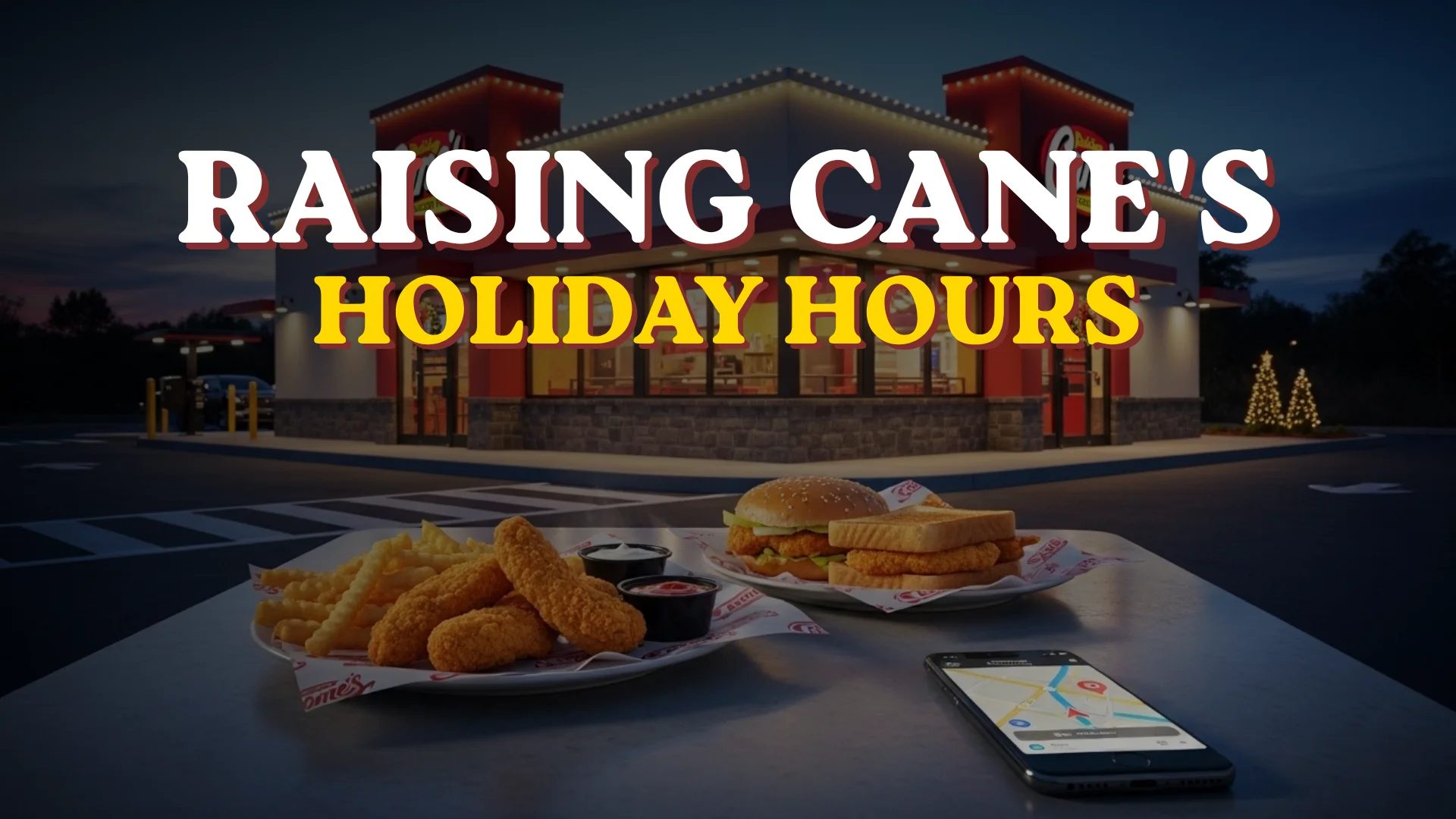 Raising Cane's Holiday Hours