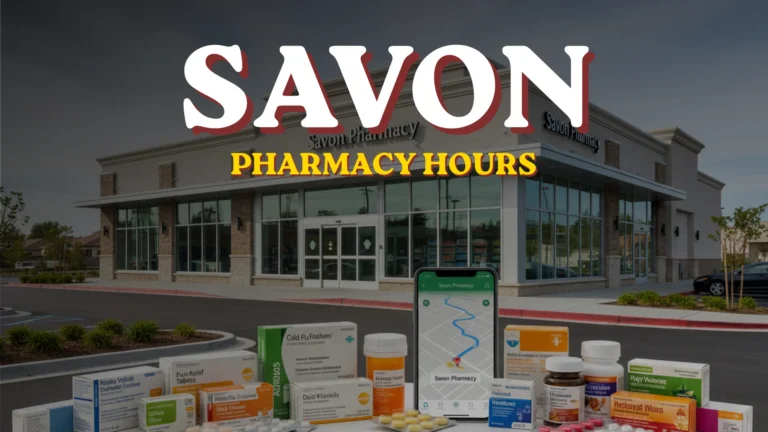 Savon Pharmacy Hours