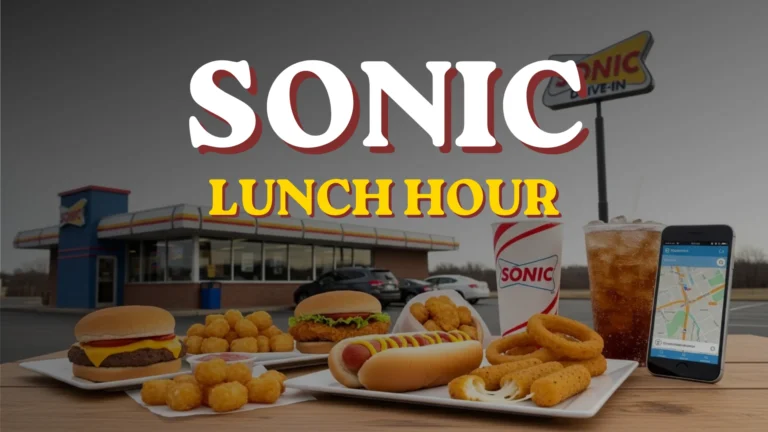 Sonic Lunch Hours