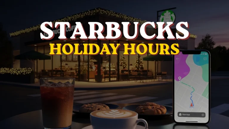 Starbucks Holiday Hours