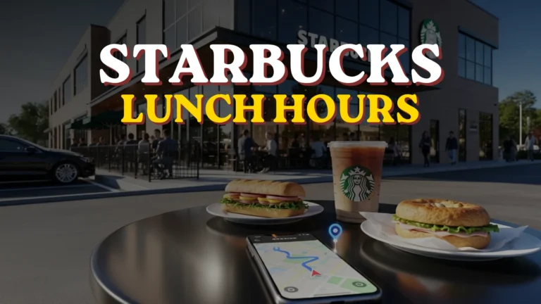 Starbucks Lunch Hours