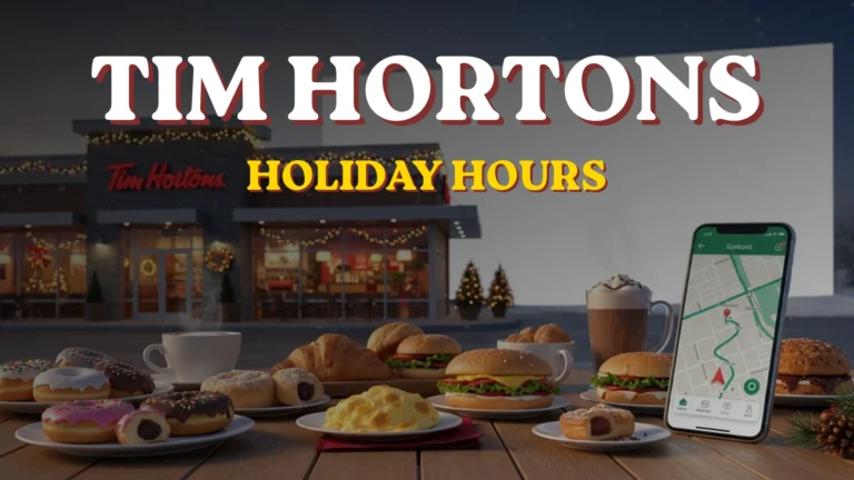 Tim Hortons Holiday Hours