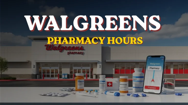 Walgreens Pharmacy Hours