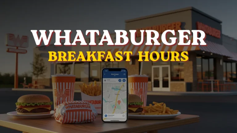Whataburger Breakfast Hours