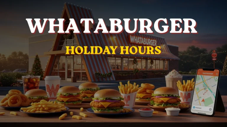 Whataburger Holiday Hours