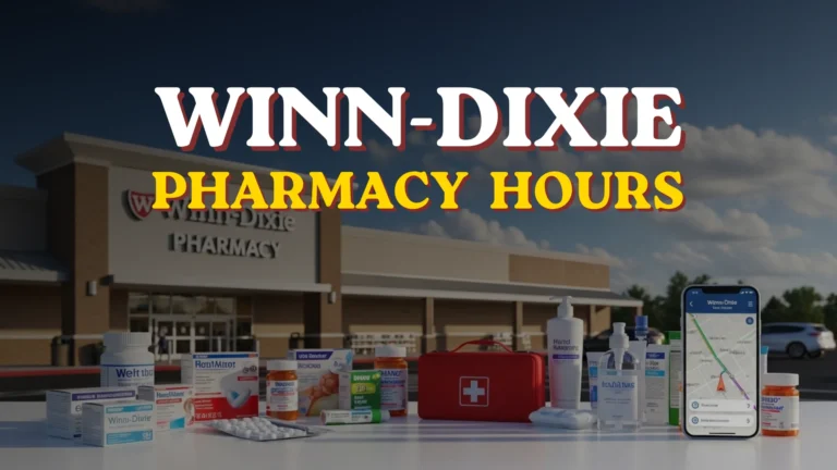 Winn-Dixie Pharmacy Hours